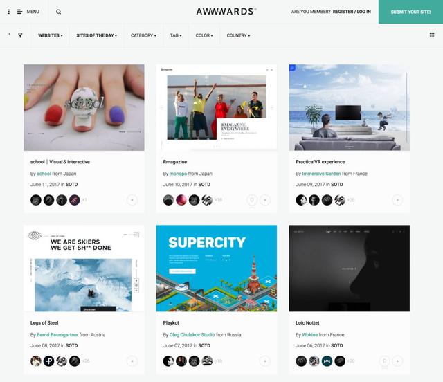 舍不得告訴你的10個網頁設計靈感站(要收藏)